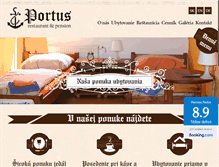 Tablet Screenshot of portus.sk